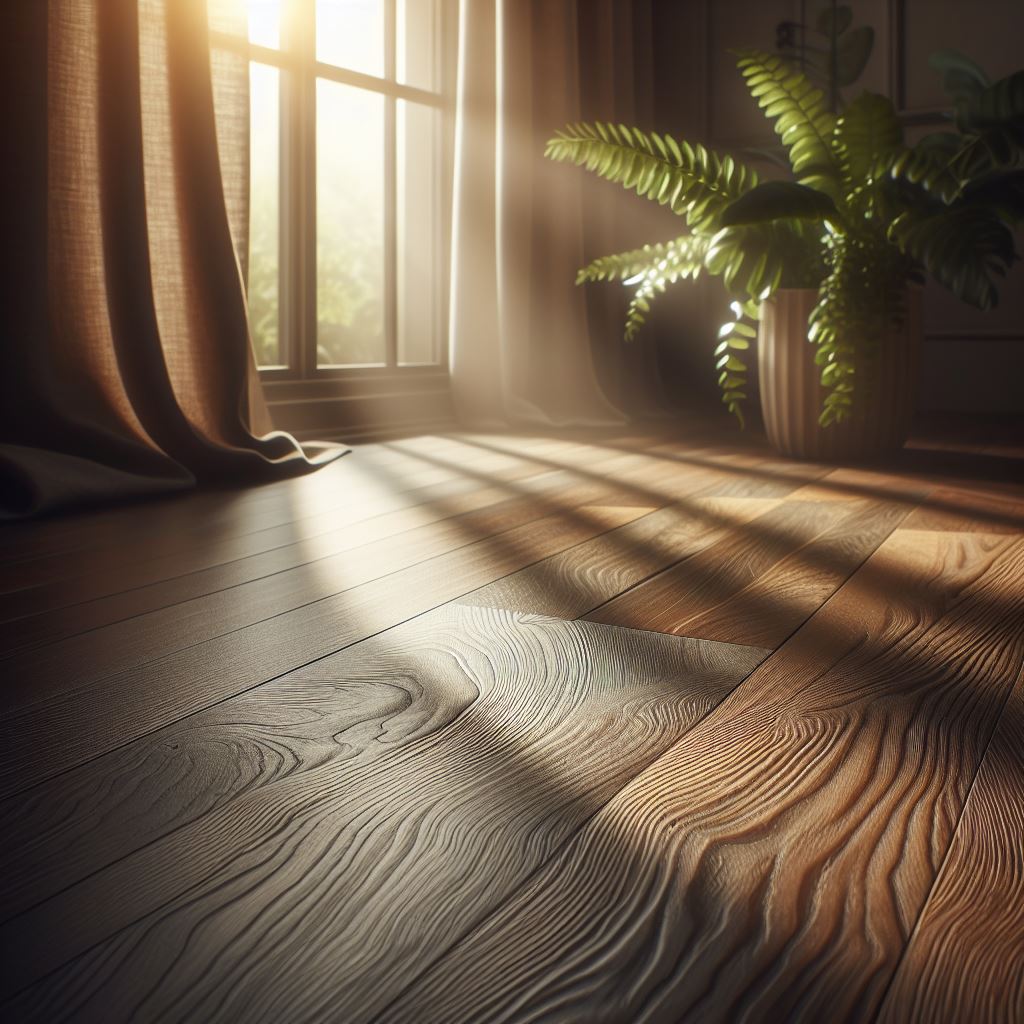 wood floor sunny